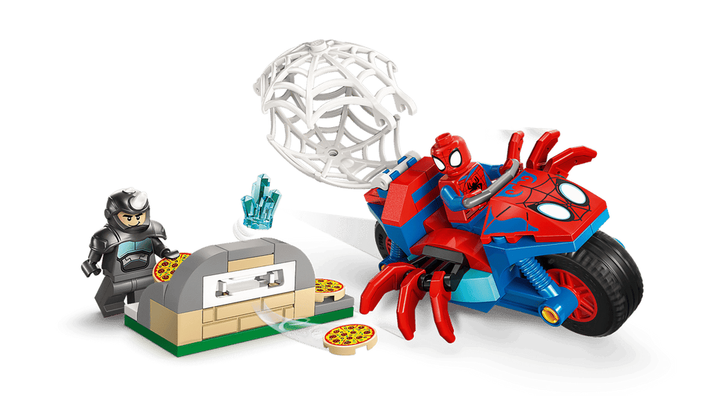 Lego Marvel Spidey on his Motorcycle vs. Rhino 11206 - Spendloves