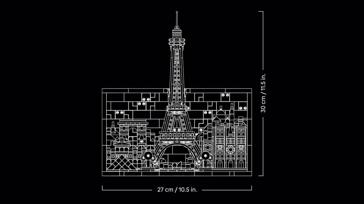 LEGO Architecture Paris City of Love Building Set 21064 - Spendloves