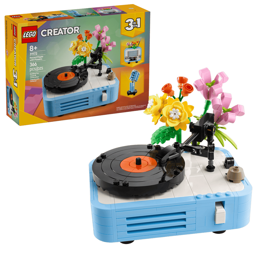 Lego Creator 3in1 Record Player with Flowers - Spendloves