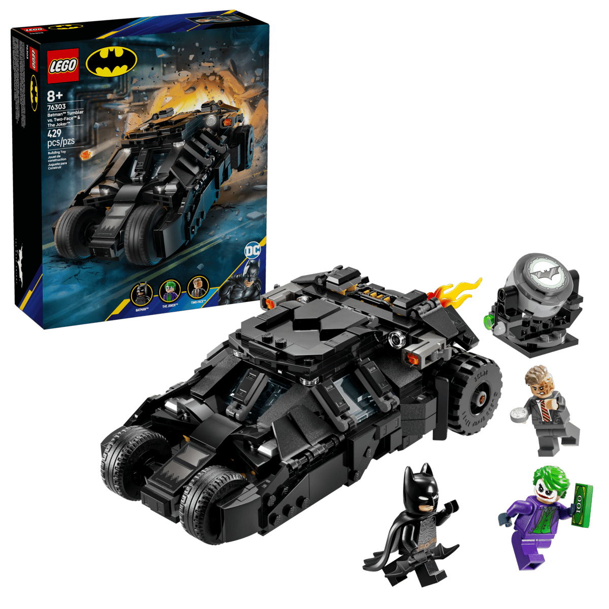 Lego DC Batman Tumbler vs. Two-Face & The Joker 76303 - Spendloves