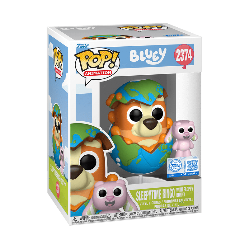 Funko Pop! Bluey - Sleepytime Bingo with Floppy Bunny 2374 - Spendloves