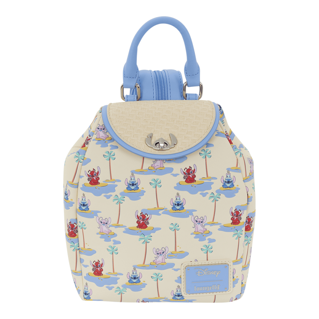 Loungefly Lilo & Stitch All-Over Print Micro Mini Backpack - Spendloves