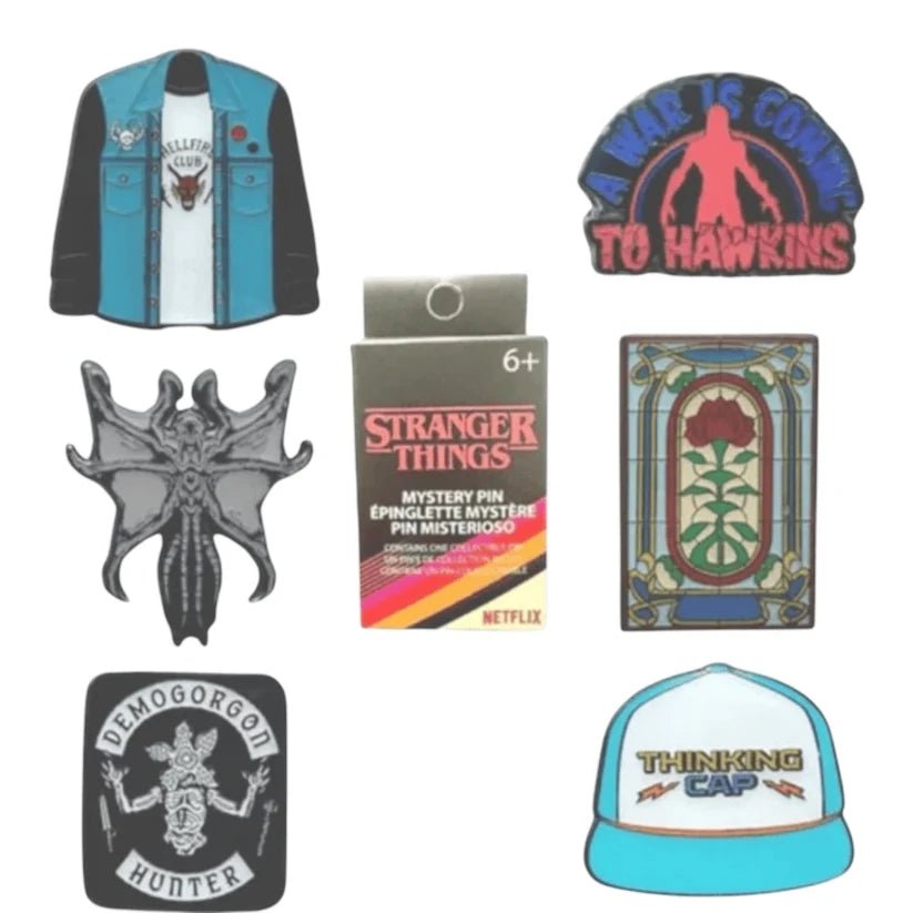 Loungefly Stranger Things Season 4 Icons Blind Box Enamel Pin - Spendloves