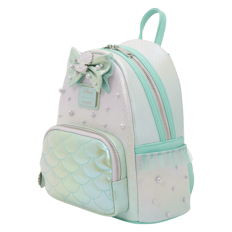The Little Mermaid Iridescent Pearl Mini Backpack - Spendloves