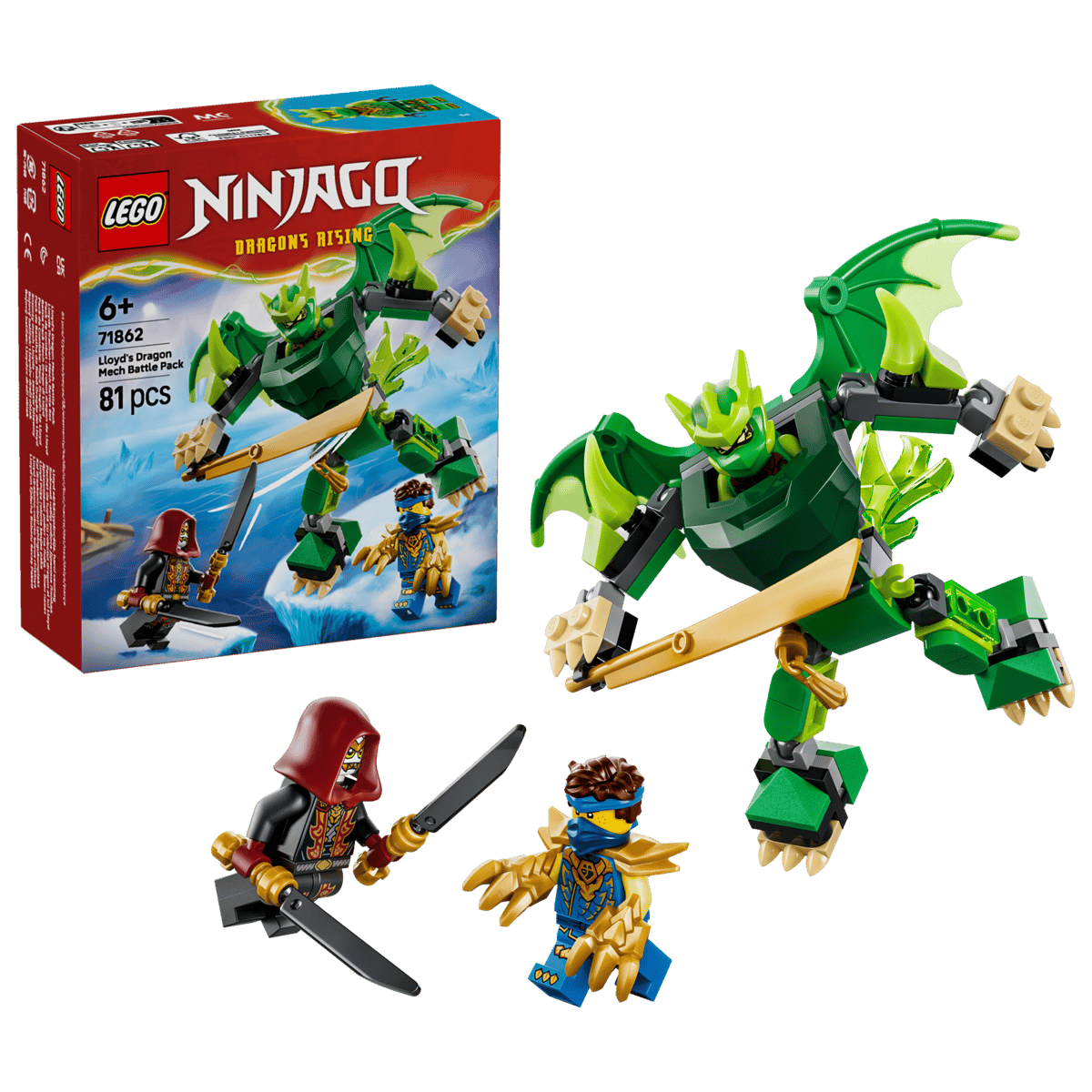 Lego NINJAGO® Lloyd's Dragon Mech Battle Pack 71862 - Spendloves