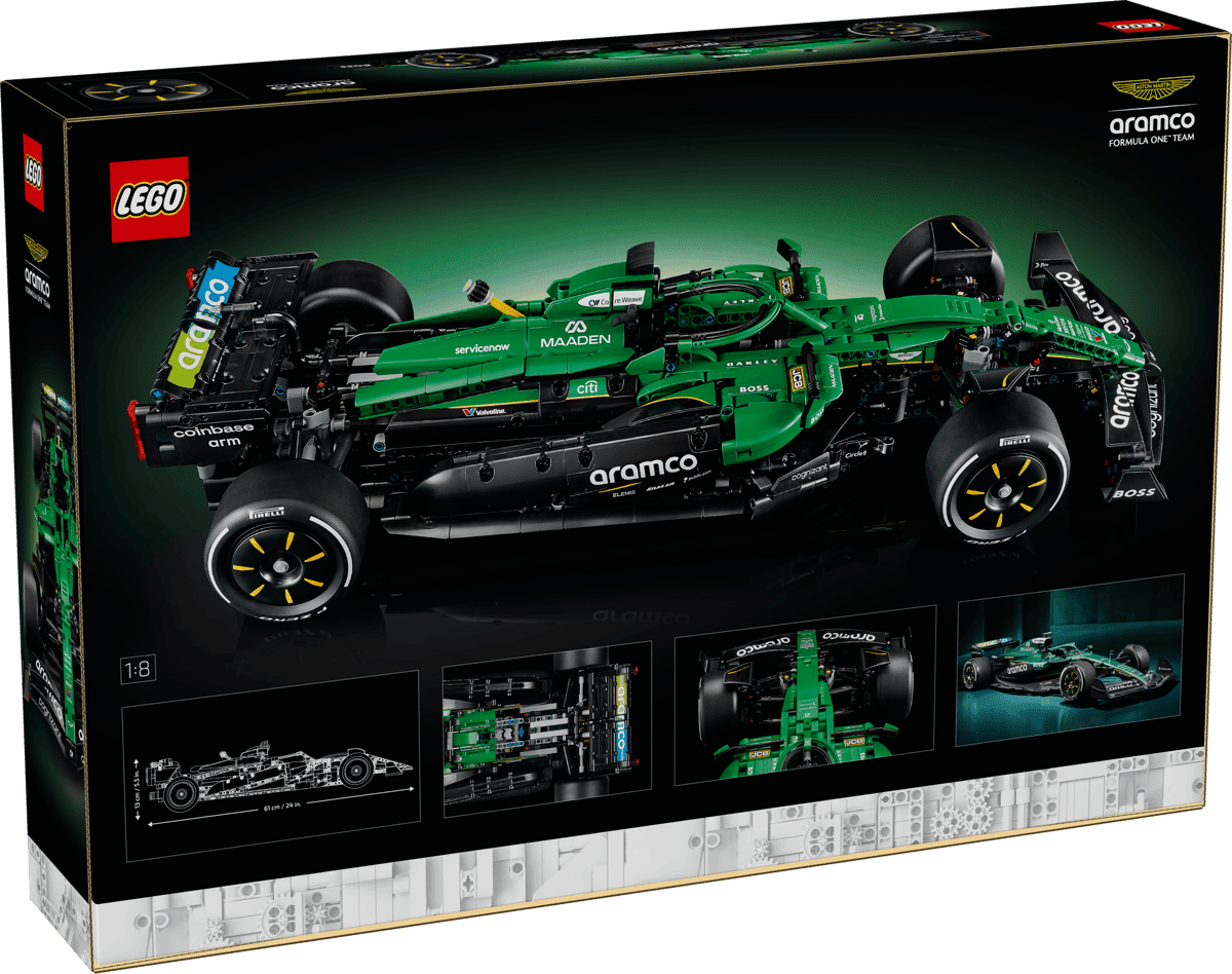Lego Aston Martin Aramco AMR25 F1® Car - Spendloves