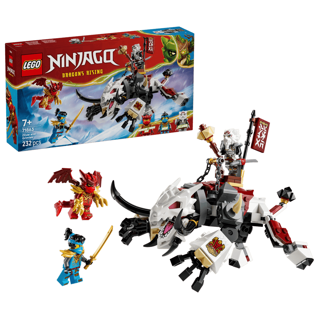 Lego NINJAGO Zilvar and Grimtak the Dragon Beast 71863 - Spendloves