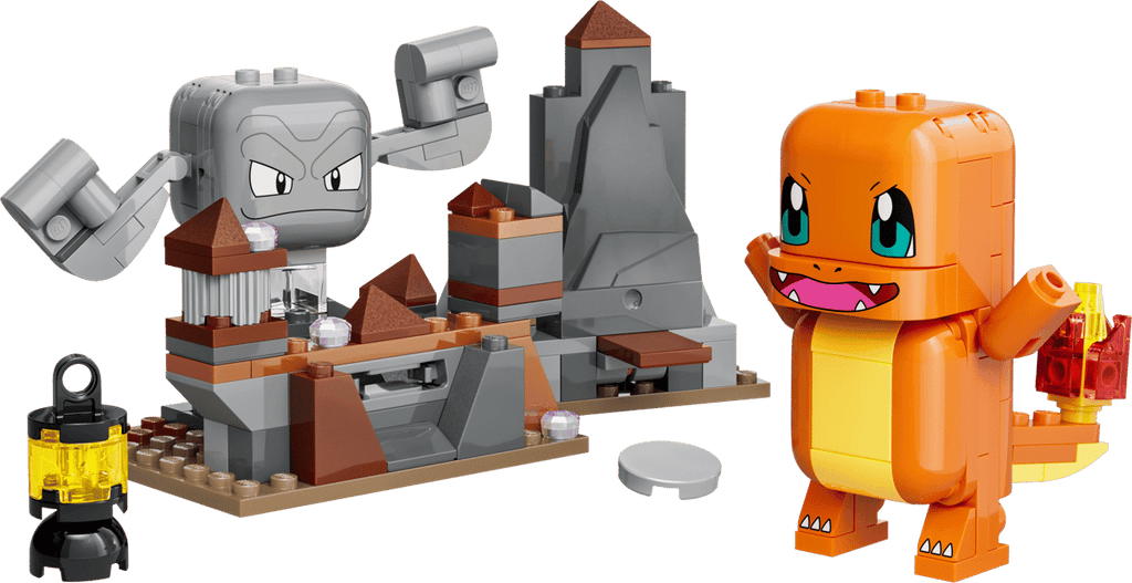 LEGO Pokémon Charmander and Geodude's Cavern Clash 72157 - Spendloves