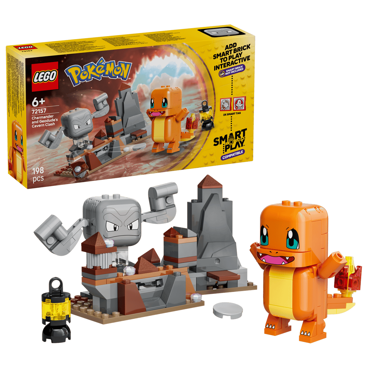 LEGO Pokémon Charmander and Geodude's Cavern Clash 72157 - Spendloves
