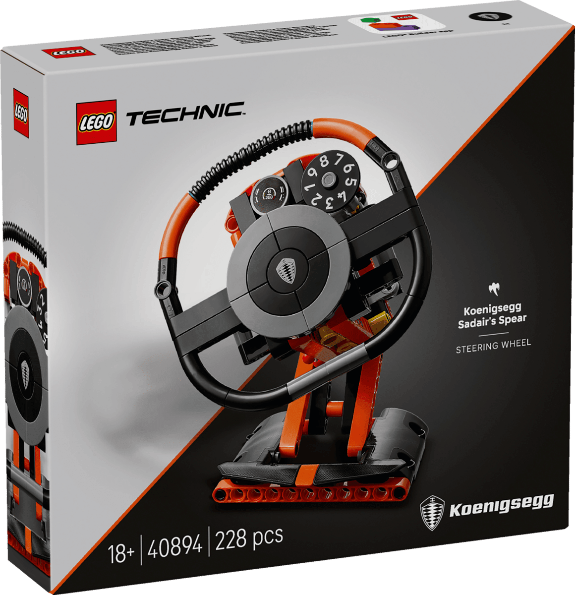 Lego Koenigsegg Sadair's Spear Steering Wheel - Spendloves