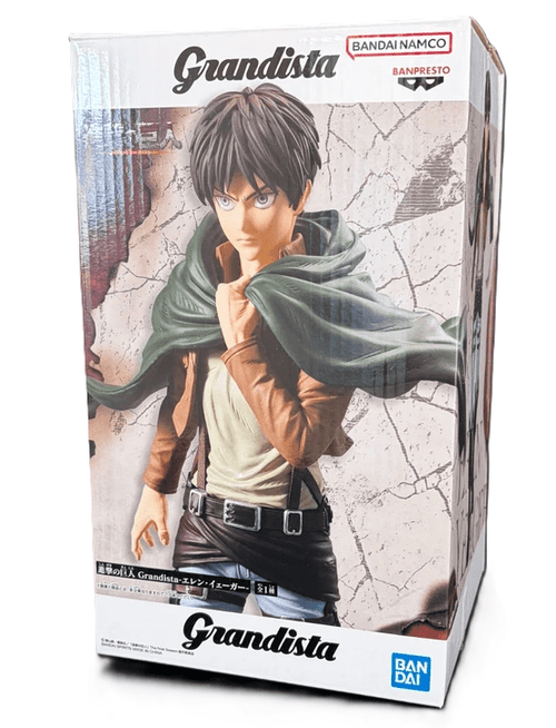 Banpresto Eren Yeager Attack On Titan Action Figure - Grandist 28 cm - Spendloves