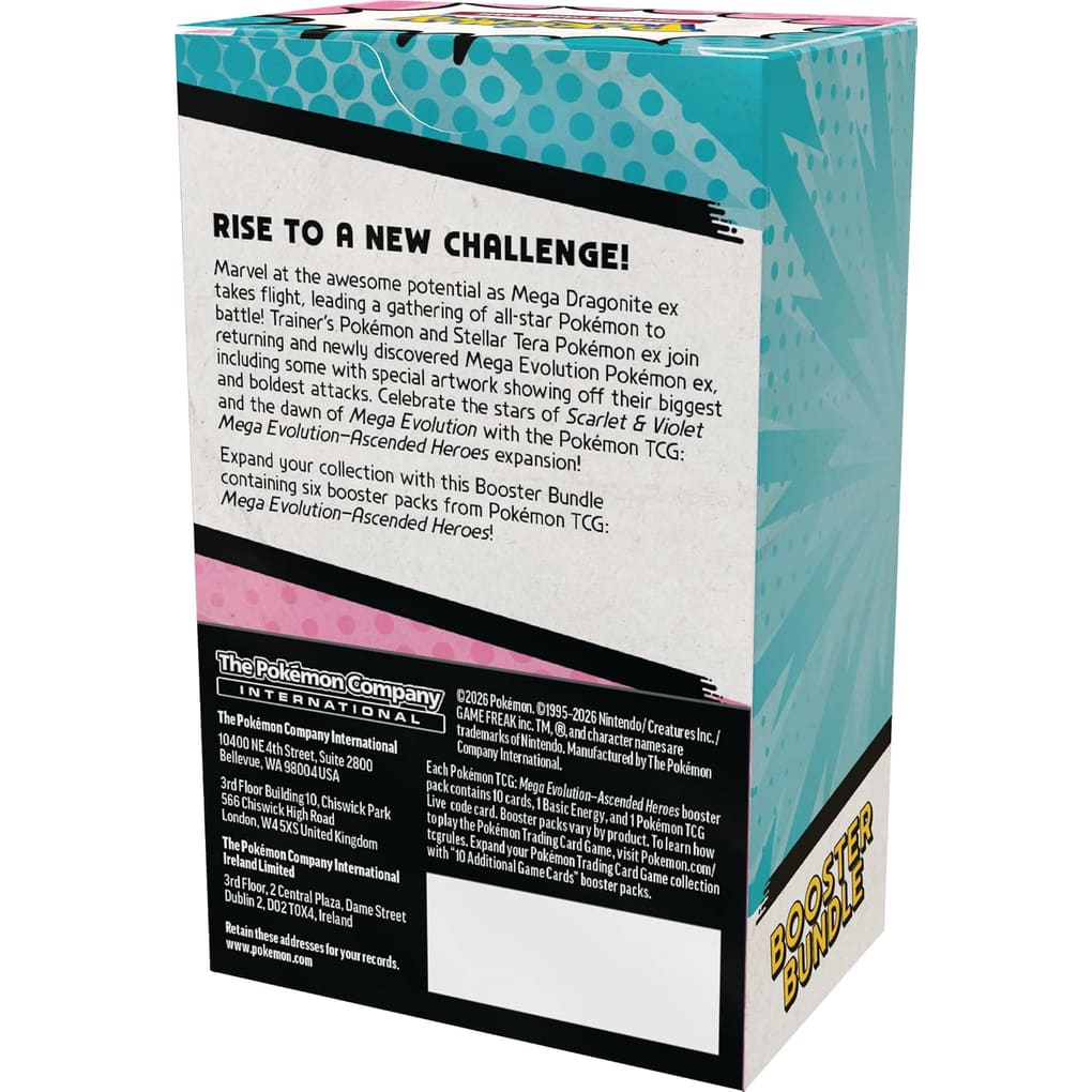 Pokémon TCG: Mega Ascended Heroes Booster Bundle - Spendloves