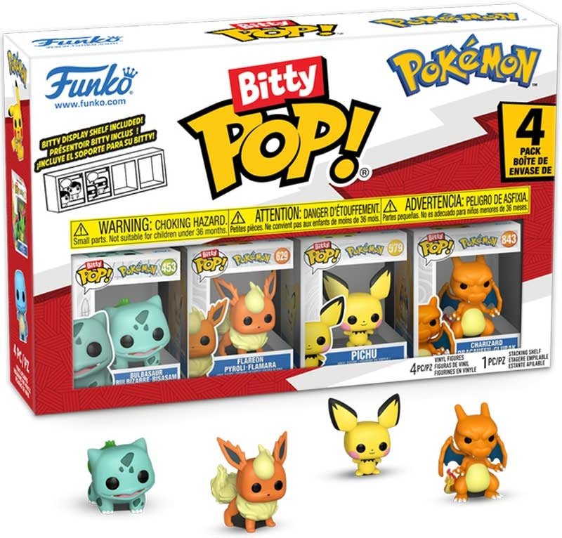 FUNKO BITTY POP: POKEMON - BULBASAUR 4PK - Spendloves