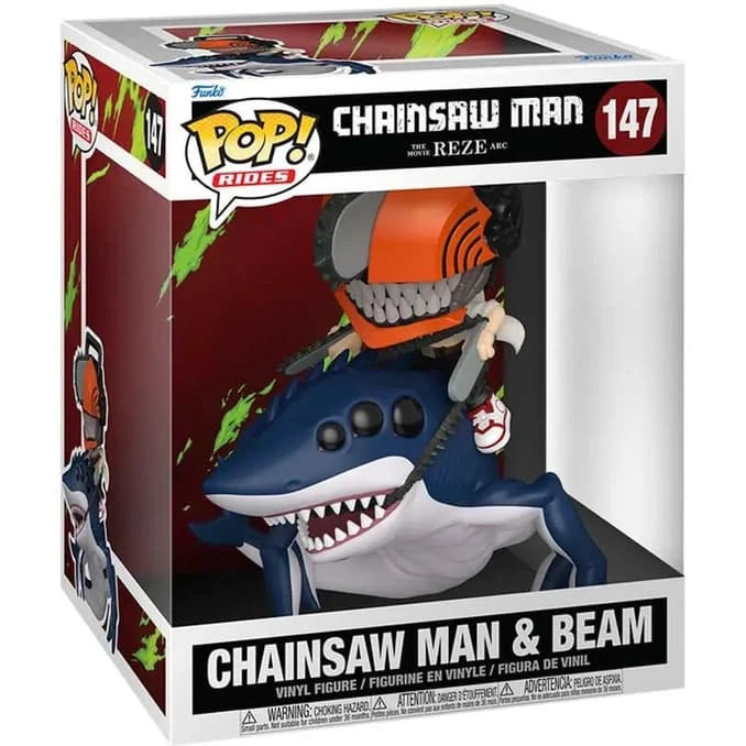 FUNKO POP RIDE DLX: CSM REZE - CSM & BEAM - Spendloves