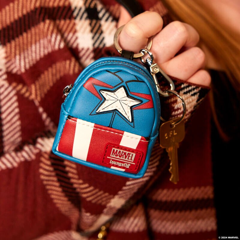 Loungefly Marvel Avengers mini backpack keychain mystery box - Spendloves