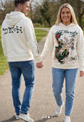 Ed Hardy Dragon Tattoo Ivory Hoodie - Spendloves