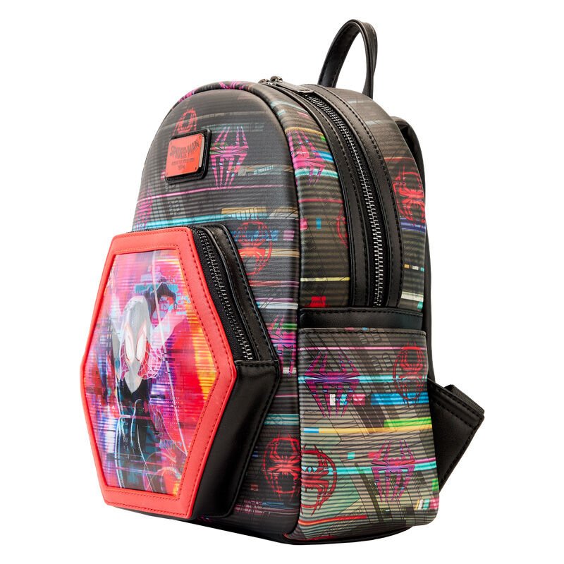 Loungefly Marvel Spiderman Across the Spider-Verse Lenticular backpack 27cm - Spendloves
