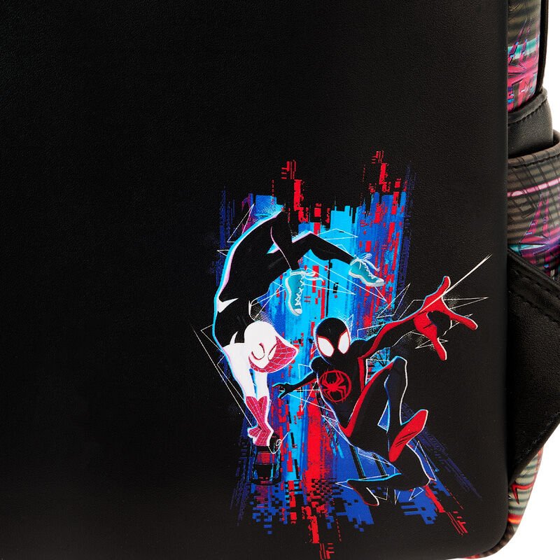 Loungefly Marvel Spiderman Across the Spider-Verse Lenticular backpack 27cm - Spendloves
