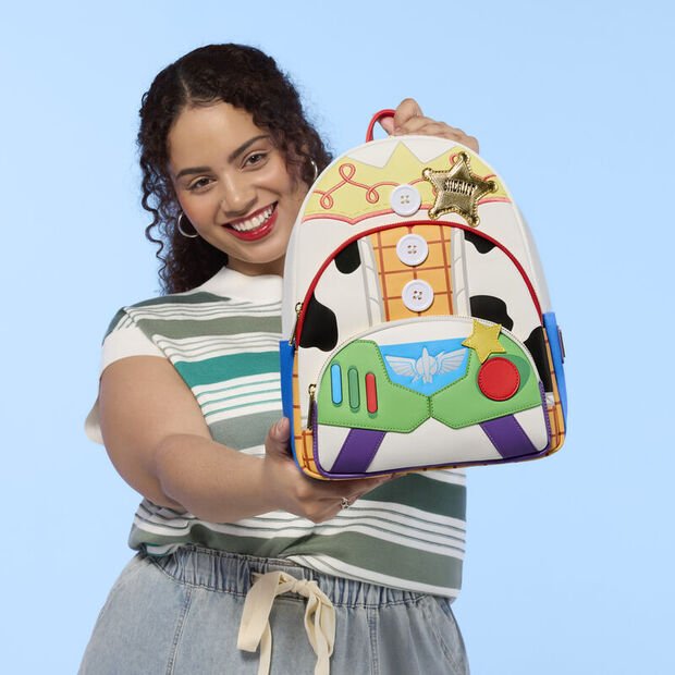 Loungefly Disney Pixar Toy Story 5 Jessie, Woody & Buzz Lightyear backpack 31cm - Spendloves