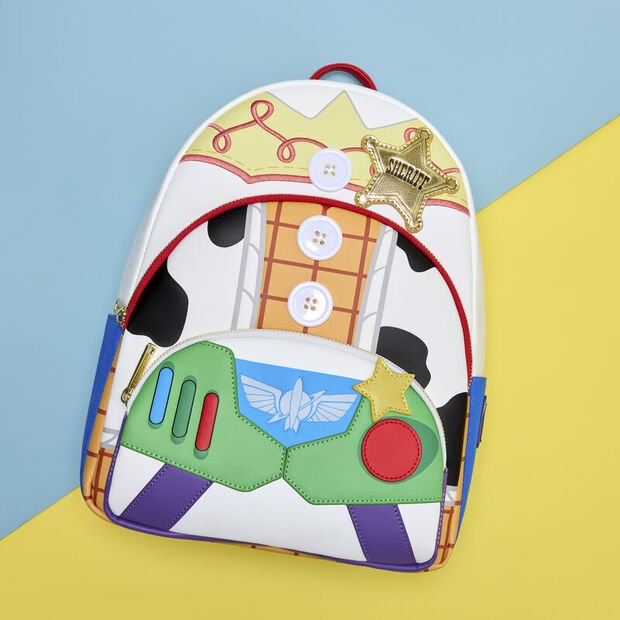 Loungefly Disney Pixar Toy Story 5 Jessie, Woody & Buzz Lightyear backpack 31cm - Spendloves